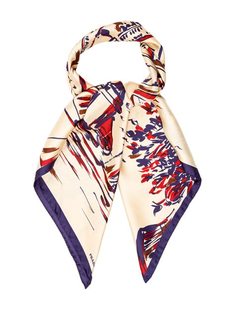 square scarf for neck and purse prada|prada scarf.